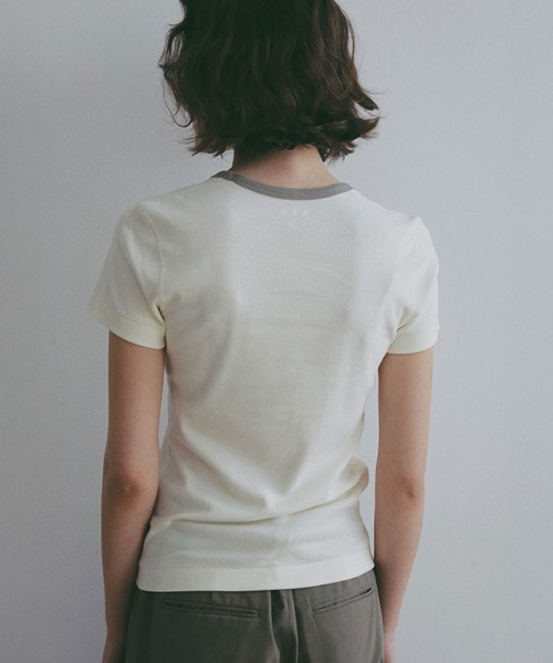 ETRE TOKYO（エトレトウキョウ） tシャツ 半袖 three dotsオーガニック