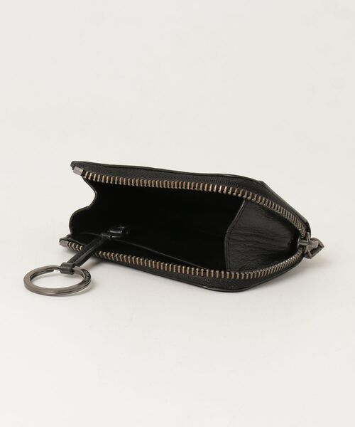 美品❤️COACH メンズレザーキーホルダー付小銭入れ　未使用品 COACH（コーチ） シグネチャー柄 コインケース - グレー メンズ