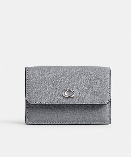COACH ミニ財布　がま口　グレー COACH（コーチ） 財布 ONE グレー系その他 レディース : ZOZOTOWN