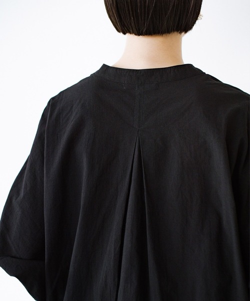 「haco!」 「refined works」半袖ブラウス ONE SIZE ブラック レディース_画像7