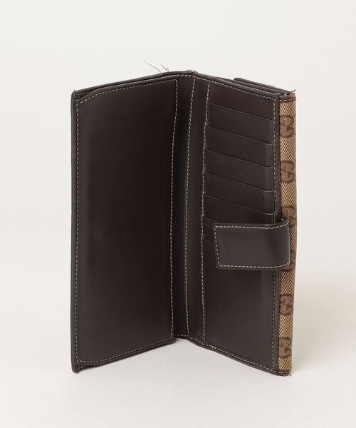 GUCCI（グッチ） リボン シェリーライン GGキャンバス 長財布 