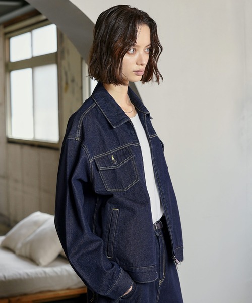 ROCHEM（ローシェン） デニムジャケット gジャン 「セットアップ対応