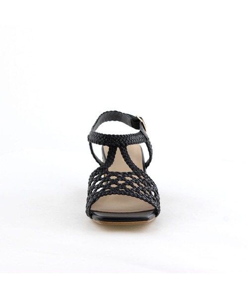 「HIMIKO」 ヒールサンダル 24.5cm シルバー レディース_画像3