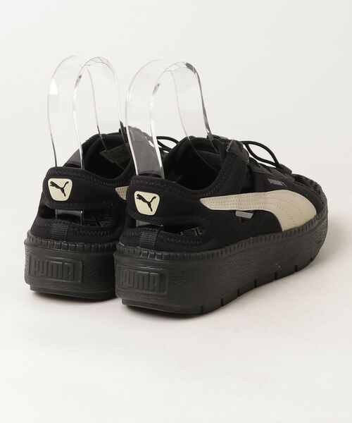 「PUMA」 フラットサンダル 23.5cm ブラック×ホワイト レディース_画像2