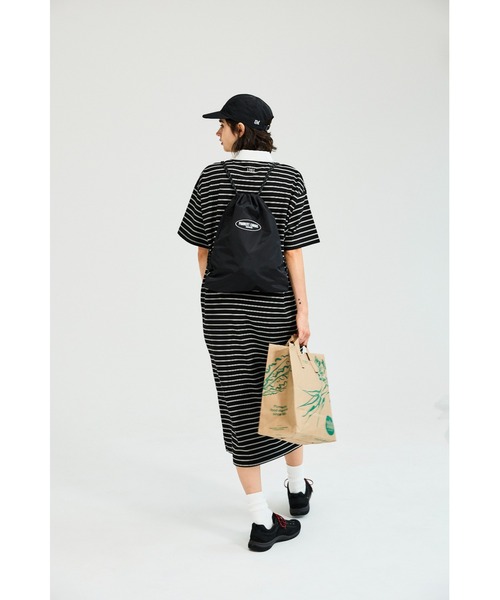 「PARROTT CANVAS」 シャツワンピース - ブラック レディース_画像6