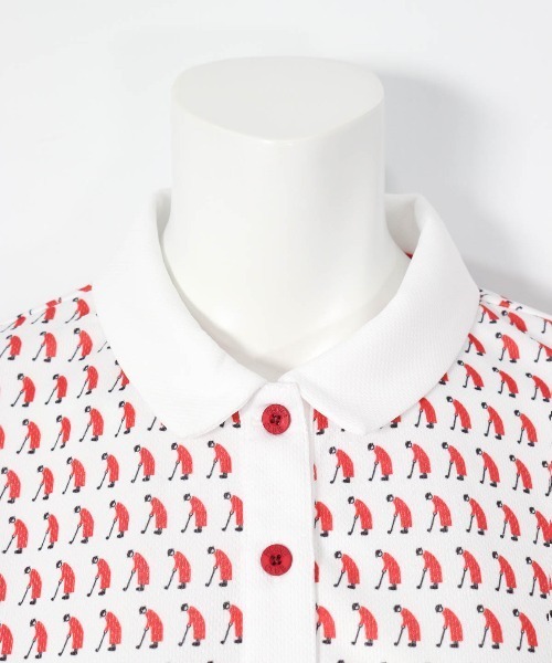 Picone CLUB（ピッコーネクラブ） ポロシャツ ポロ ゴルフピコ総柄UV