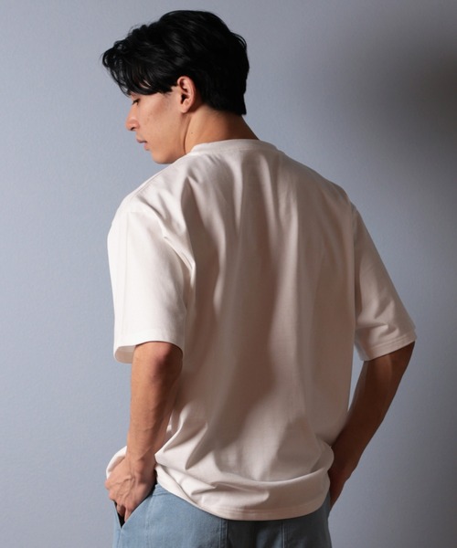 「POLeR」 半袖Tシャツ L ベージュ メンズ_画像3