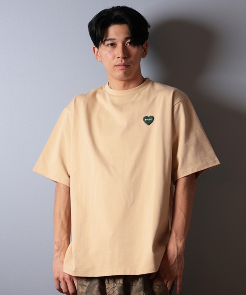 「POLeR」 半袖Tシャツ L ベージュ メンズ_画像5