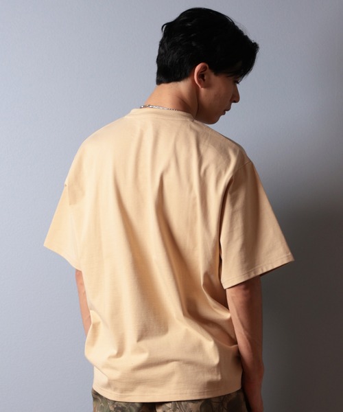 「POLeR」 半袖Tシャツ L ベージュ メンズ_画像8
