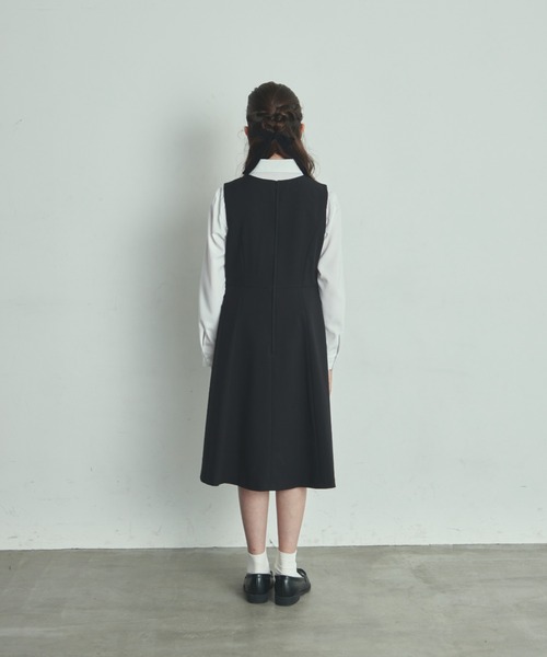 ジャンパースカート　CHILD WOMAN AMBIDEX Store ○タータンチェックジャンスカ(F グリーン
