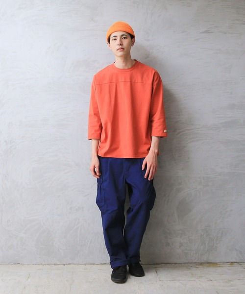 Goodwear（グッドウェア） tシャツ 2w7-0505 切替7分袖 FOOTBALL BIG