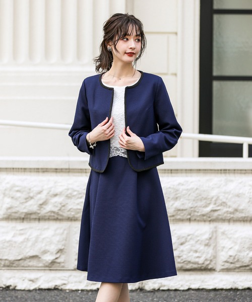 お値下げ familiar ジャケットワンピースセット お値下げ familiar ジャケットワンピースセット