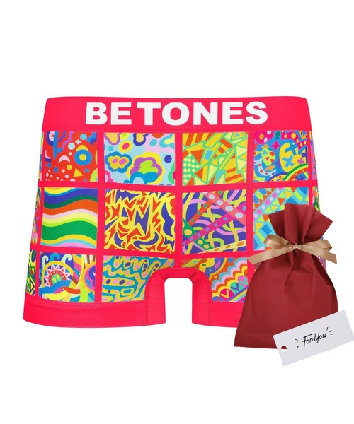 BETONES ボクサーパンツ ビトーンズ アンダーウェア 下着 3点セット BETONES ボクサーパンツ 「セルフラッピングキット付き