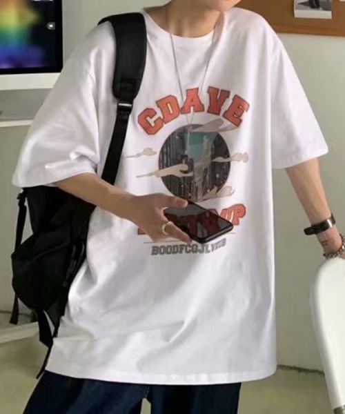 NEW GENTLEMAN tシャツ CDAVE オーバーサイズTシャツ メンズ