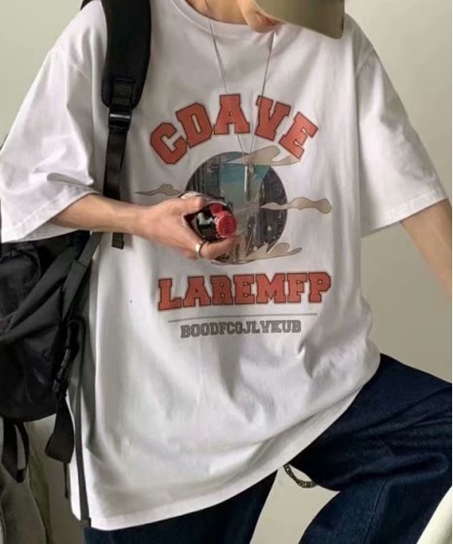NEW GENTLEMAN tシャツ CDAVE オーバーサイズTシャツ メンズ