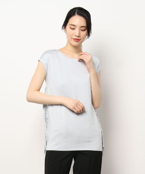 FILA tシャツ 「FILA:フィラ」レデイースサイドフリンジTシャツ