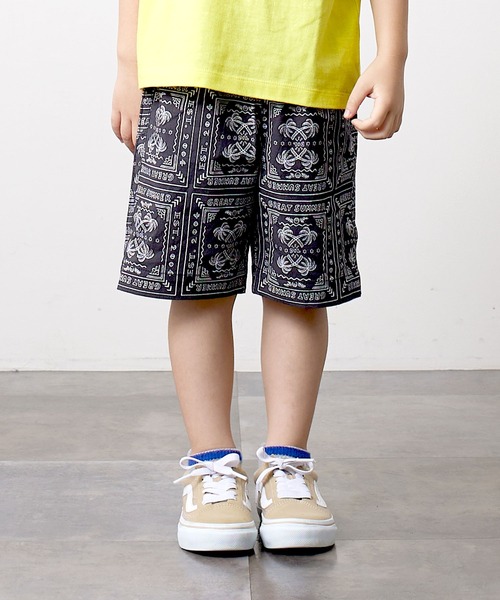 DILASH パンツ バンダナ柄ストレッチハーフパンツ キッズ 子供服
