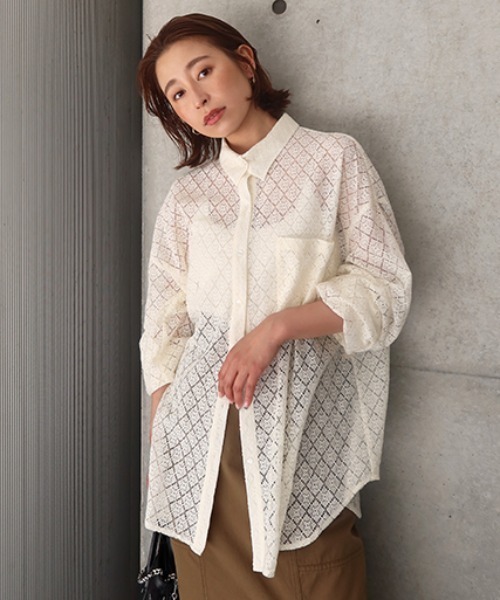 シャツ ブラウス Vintage総レースSH : 65715870 : ZOZOTOWN 