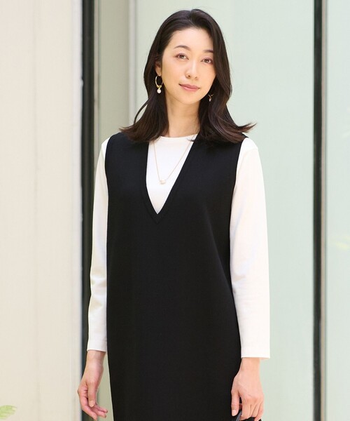 tシャツ 「洗える」ハイカウントインナー カットソー レディース
