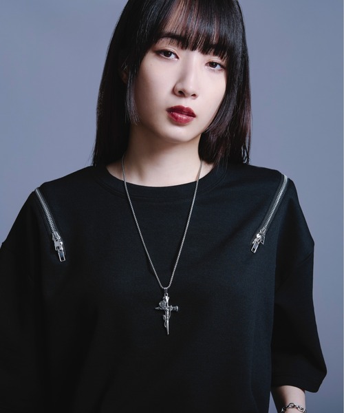 2plan クロスモチーフ ネックレス Ellno Loset ネックレス クロスモチーフネックレス メンズ