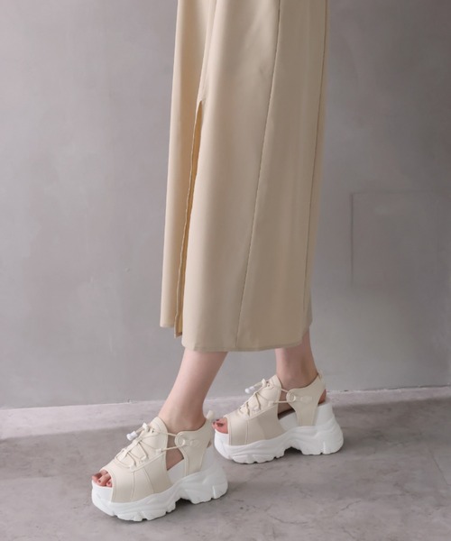 VIVIAN（ヴィヴィアン） サンダル 極盛り厚底レースアップダッド