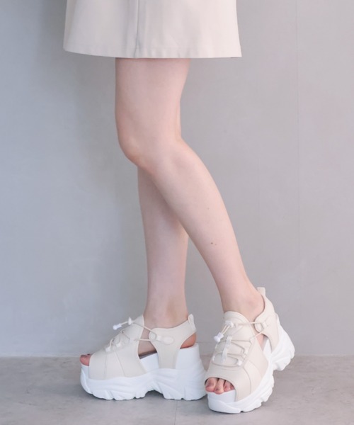 VIVIAN（ヴィヴィアン） サンダル 極盛り厚底レースアップダッド