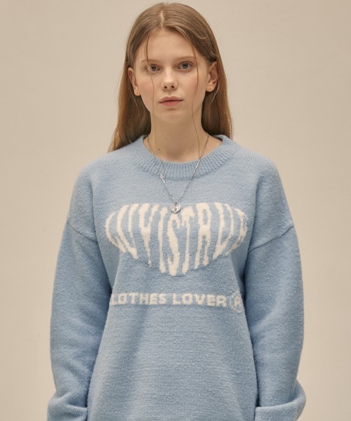 ニット セーター PO HEART KNIT レディース