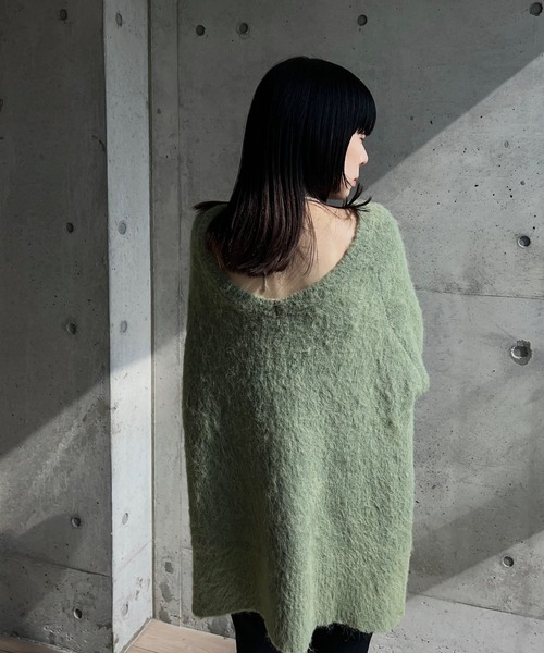 y/m by RIKA」 Vネックニット FREE グリーン レディース : 81559870 
