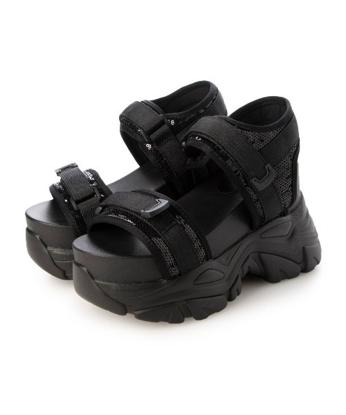 Mafmof サンダル Mafmof(マフモフ)10.5cm厚底ボリュームソール