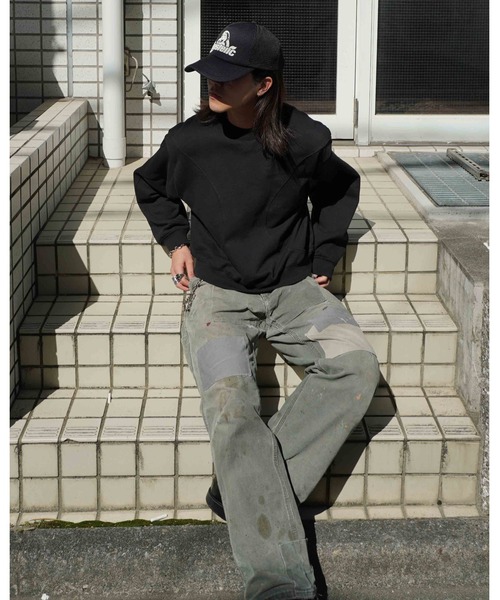 Noen（ノエン） トレーナー スウェット ショートリブラインスウェット