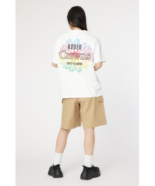RODEO CROWNS WIDE BOWL tシャツ SUMMER FLOWER Tシャツ