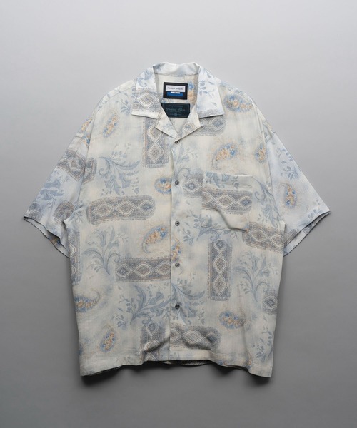 25s/s MAISON SPECIAL 総柄 しわ加工 半袖 シャツ メンズ 25s/s MAISON SPECIAL 総柄 しわ加工 半袖 シャツ メンズ - メルカリ