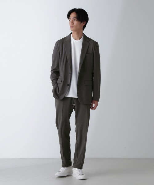 「N JACKET PREMIUM」TEXBRID(R)撥水ウラドットストレッチジャケット(セットアップ可)