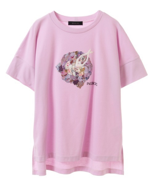 tシャツ バレリーナアートTシャツ レディース