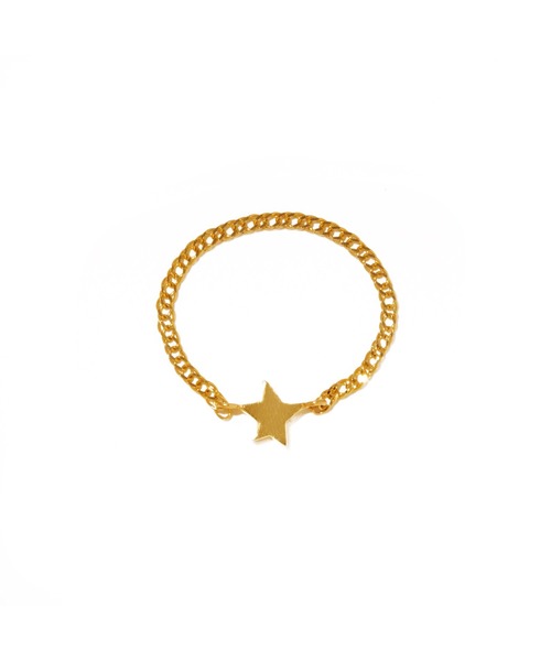 指輪 リング 「les bonbon」starlight chain ring　スターライト　チェーン　リング レディースの画像