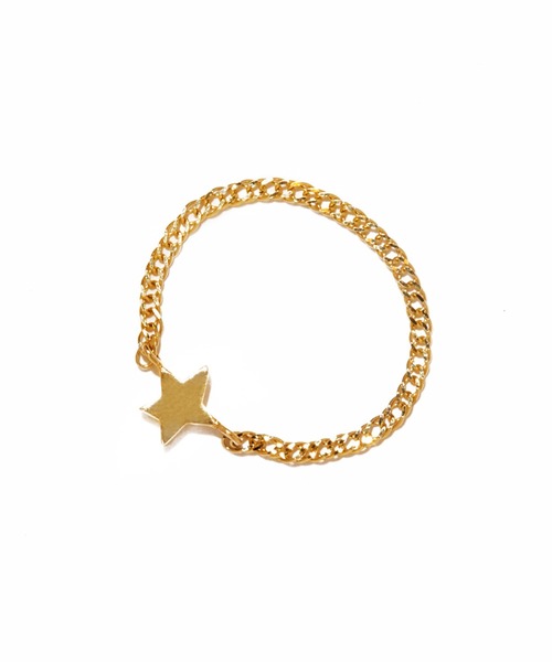 指輪 リング 「les bonbon」starlight chain ring　スターライト　チェーン　リング レディースの画像