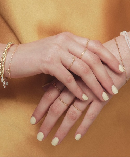 指輪 リング 「les bonbon」starlight chain ring　スターライト　チェーン　リング レディースの画像