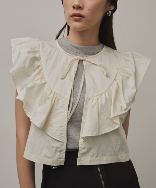 レビュー高評価アイテム特集｜ファッション通販 Solace tシャツ レディース 2wayフリルベストセットトップス トップス