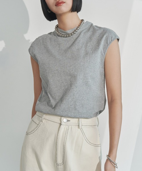 Solace tシャツ 2wayフリルベストセットトップス レディース