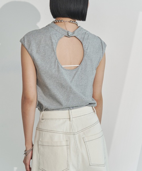 Solace tシャツ 2wayフリルベストセットトップス レディース