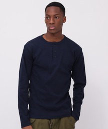 tシャツ 「DAILY/デイリー」RIB LONGSLEEVE HENLEY NECK T-SHIRT / リブ 長袖 ヘンリーネック Tシャツ デイ｜ZOZOTOWN Yahoo!店