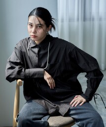 FREAK'S STORE ブラウス FREAK'S STORE ブラウス シャツ シアードットシャツ/オーバー