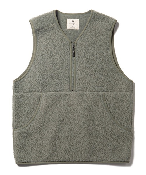 snow peak ベスト ジレ Thermal Boa Fleece Vest メンズ