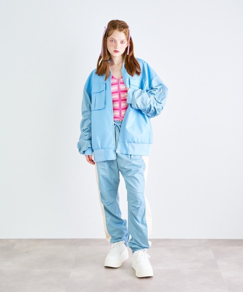 カーディガン 90'sボーダー スキッパーZIPカーディガン レディース カーディガン 90'sボーダー スキッパーZIPカーディガン