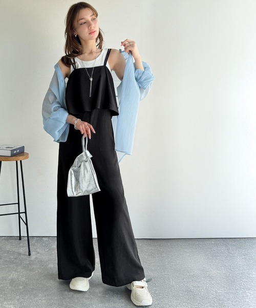 リネンサロペット SOMETHING × FREAK'S STORE/サムシング 別注 Summer Zip