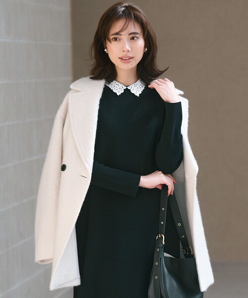 23区 ピーコート pコート 「Oggi1月号掲載」ループカットシャギー
