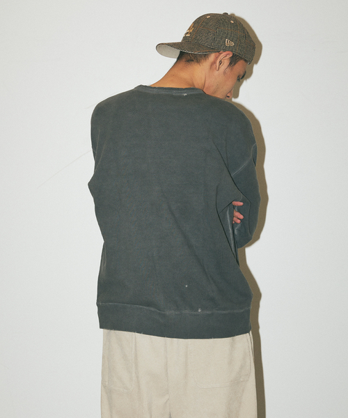 ジャーナルスタンダード ホームステッド ダメージ加工スウェット L 日本製 JOURNAL STANDARD J.S HOMESTEAD トレーナー スウェット J.S.