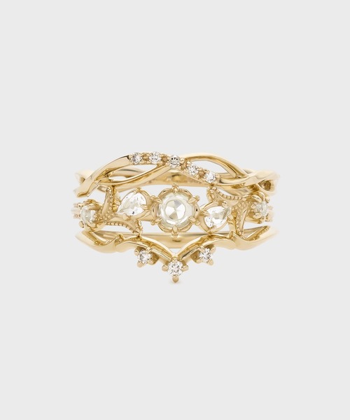 NOJESS 指輪 リング 「Pocket Ring」K10ダイヤモンドピンキー