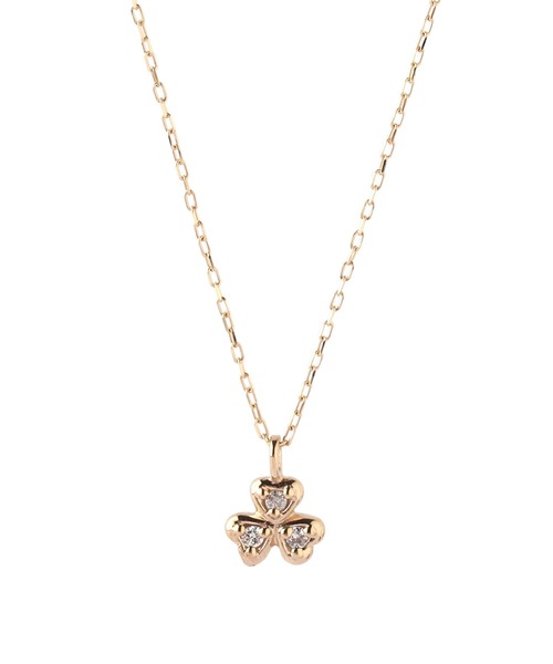 【SIENA ROSE】クローバーモチーフダイヤネックレス SIENA ROSE（シエナロゼ） ネックレス クローバーモチーフダイヤ