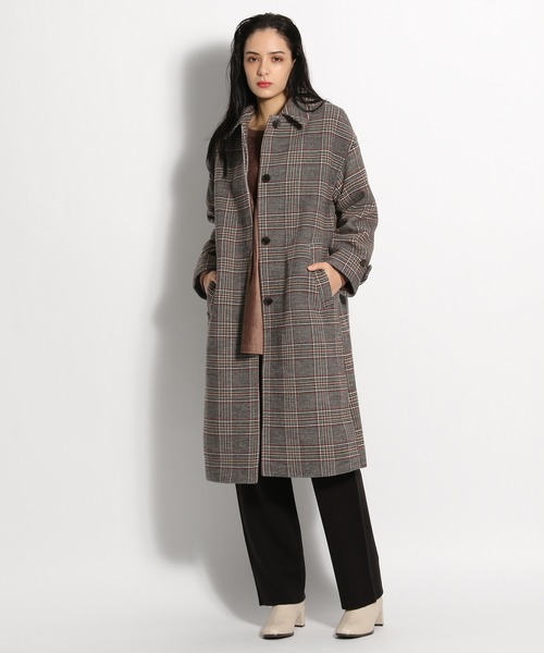 「niko and...」 ステンカラーコート MEDIUM グレー レディース_画像8